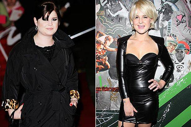 Kelly Osbourne before and after weight loss - Fat to Fit Hollywood Celebrity