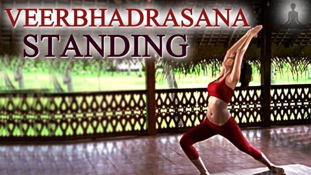 VeerBhadrasana standing Shilpa Shetty Weight Loss Yoga