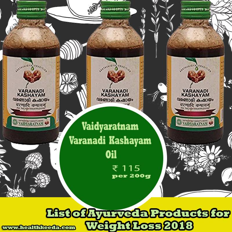 Vaidyaratnam Varanadi Kashayam Oil Weight Loss Ayurvedic Products
