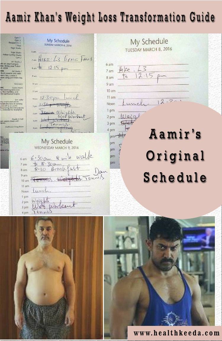 aamir khan schedule exercising and diet for dangal
