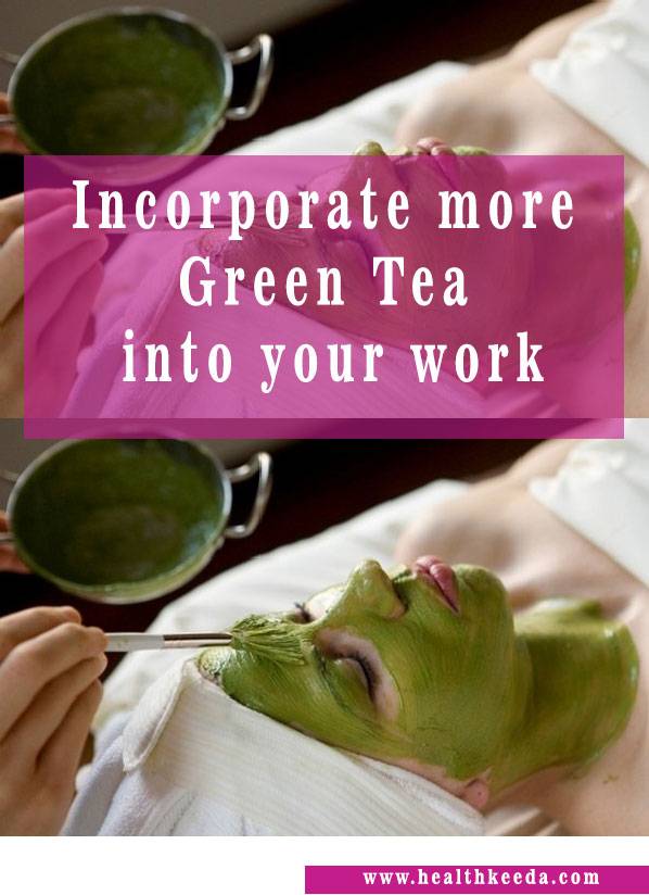 use green tea burn face fat naturally