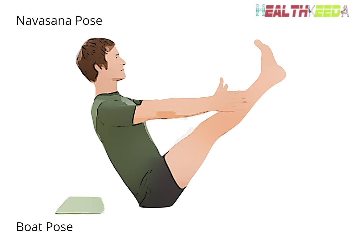 Navasana - Boat Pose by Male