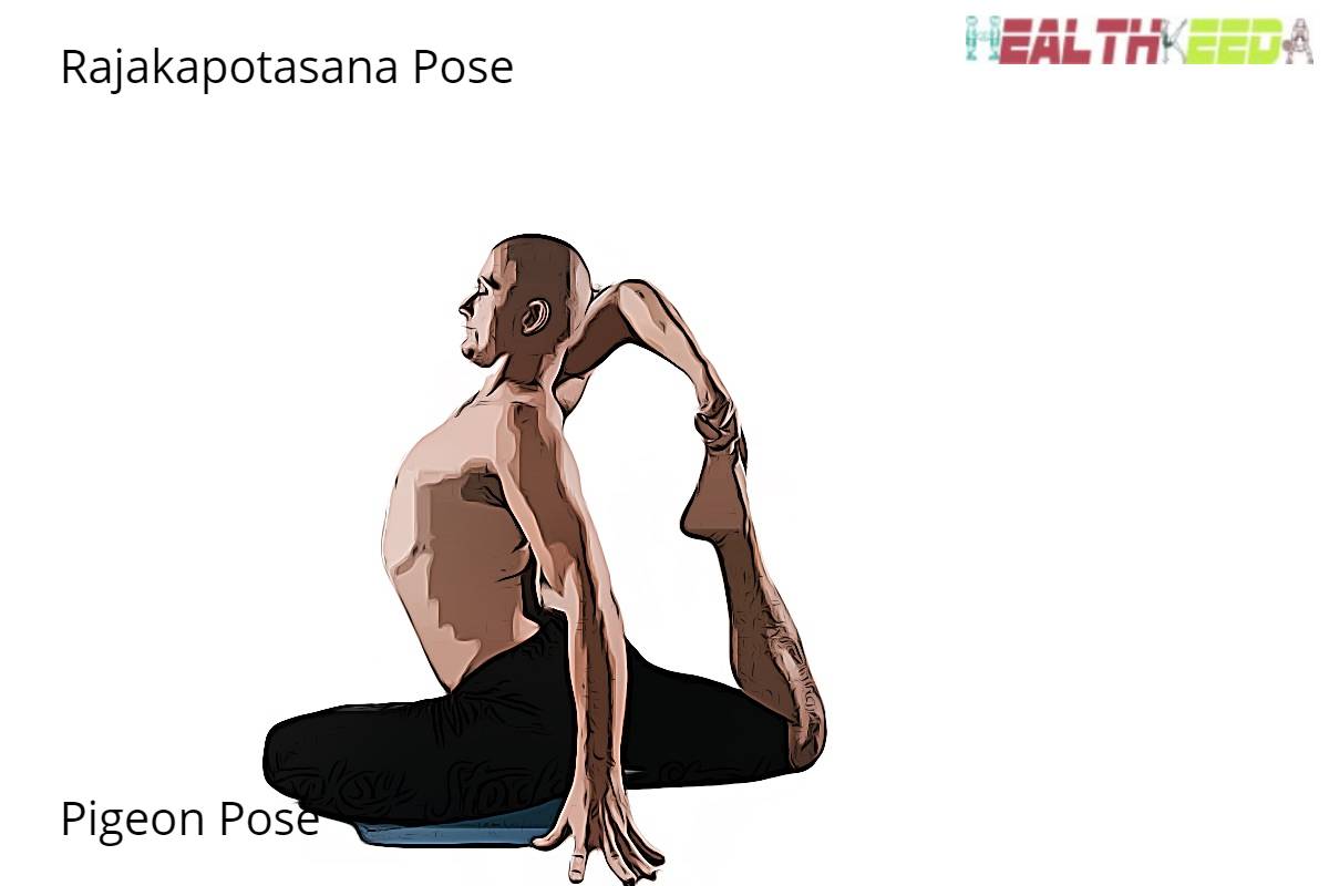 Rajakapotasana - Pigeon Pose by Male