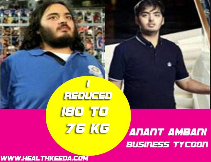 Anant Ambani Before and After Photo - Indian celebrities weight loss